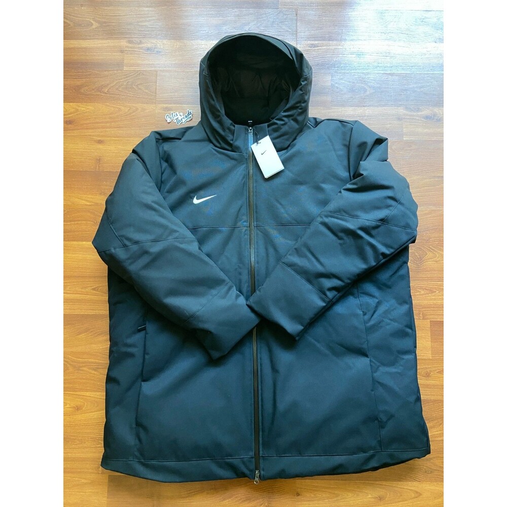 Nike 550 Storm-FIT Down Parka Coat NFL Football Team Issue Size XL Men Black
